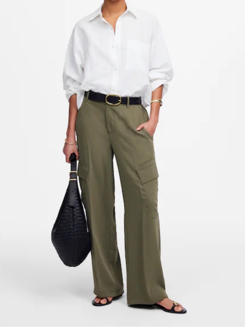 NWT Madewell | Utility Cargo Pants in Crepe